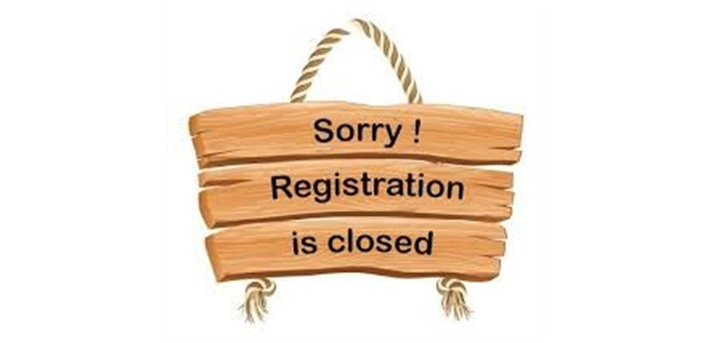 Registration Closed